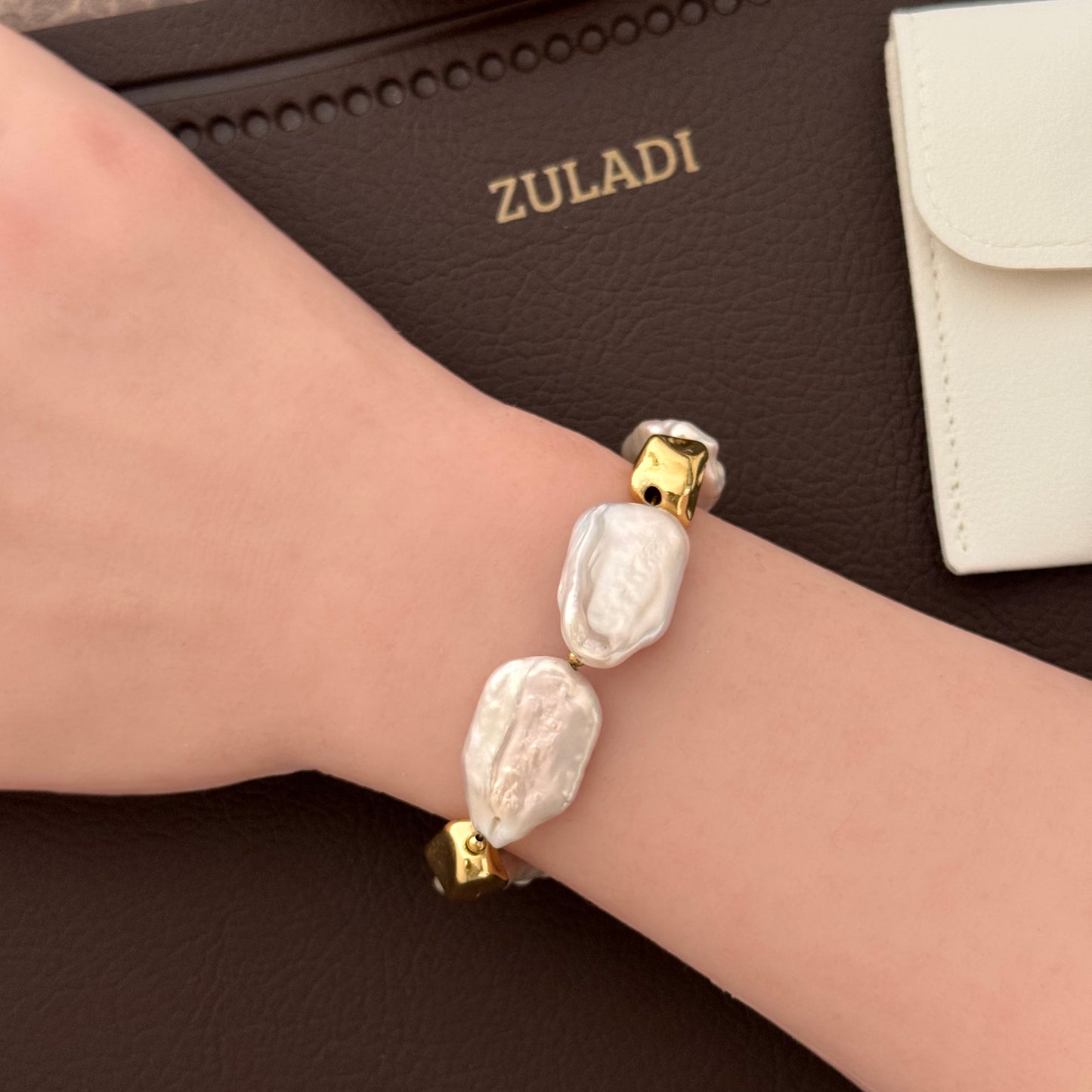 Baroque Freshwater Pearl Statement Bracelet