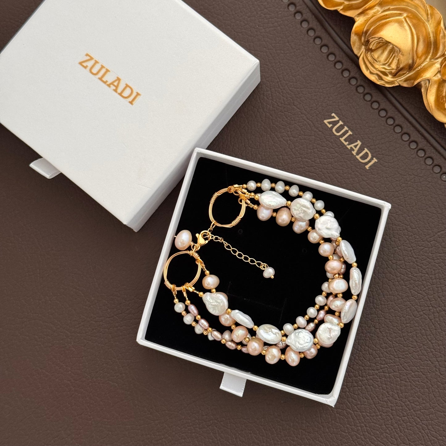 Multi-Strand Freshwater Pearl Bracelet