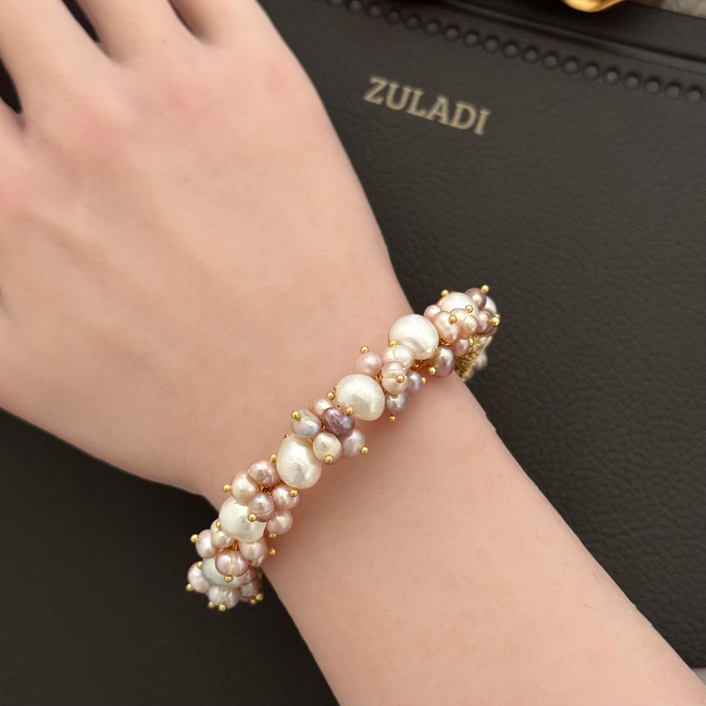 Baroque Freshwater Pearl Statement Bracelet