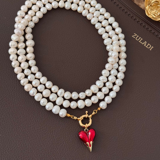 Amour Grande Pearl Necklace