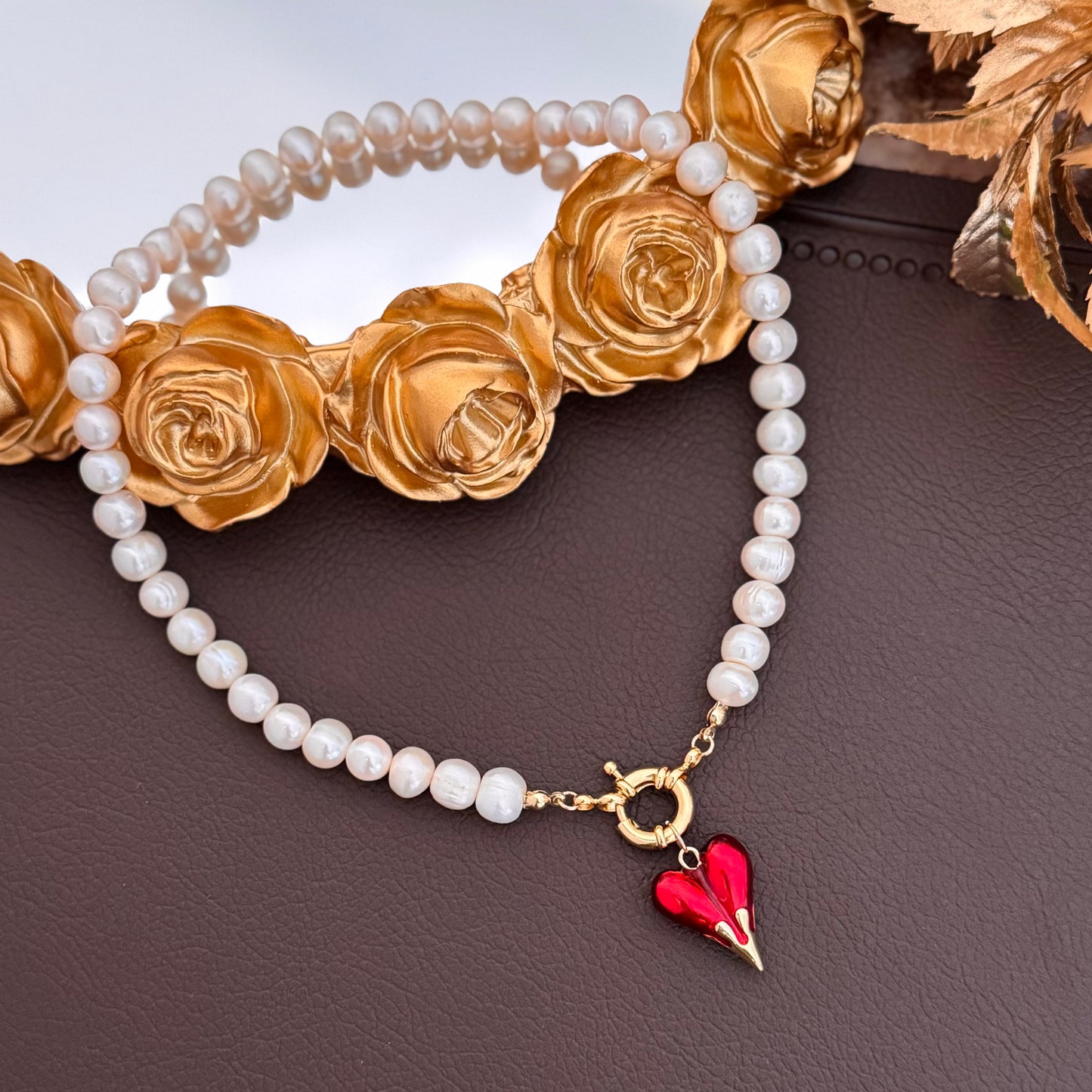 Amour Pearl Choker Necklace