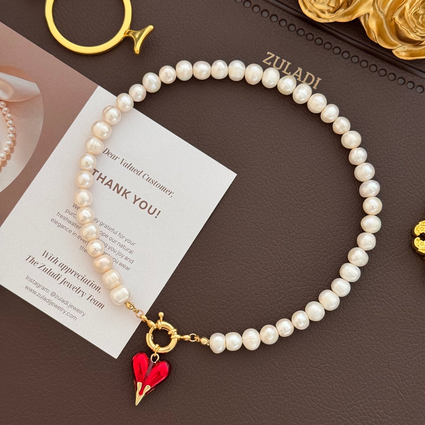 Amour Pearl Choker Necklace