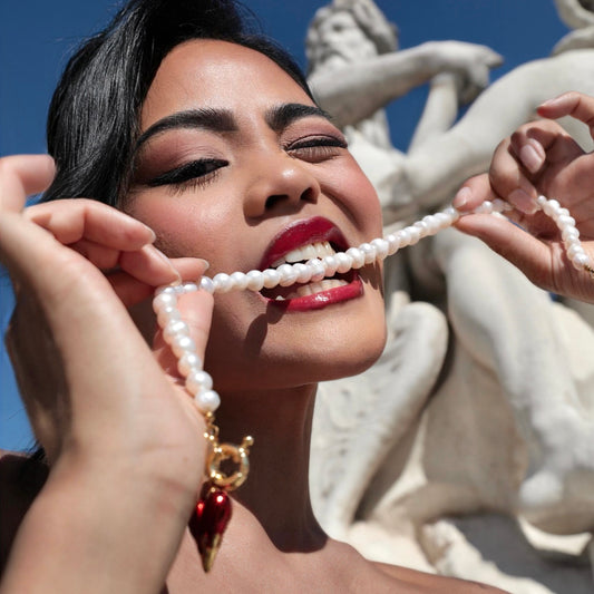 Amour Pearl Choker Necklace