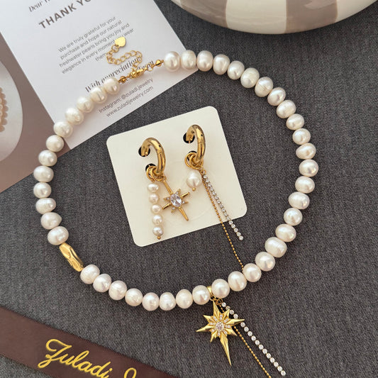 Astre Necklace & Earrings Set